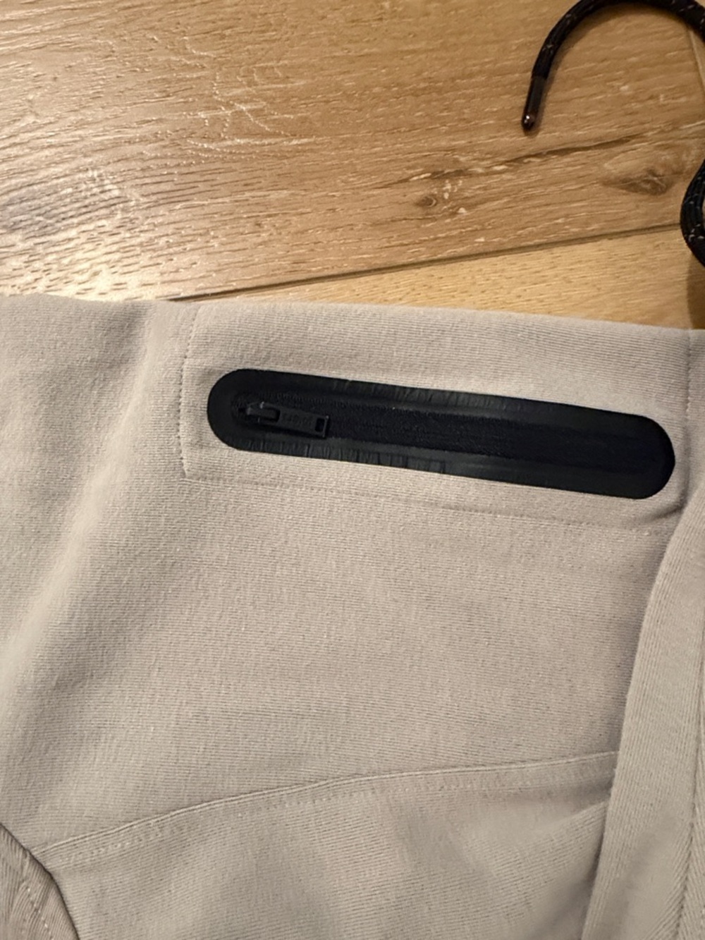 CSG Light Gray Two-Piece Hoodie & Jogger Set with Black Trim - Picture 5 of 12